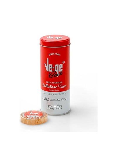Vege Selefon Bant Retro Serisi Teneke 12x33