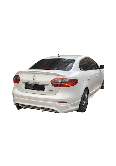 Renault Fluence Makyajlı Sağ Sol Çift Çıkışlı Arka Ek Plastik Boyasız