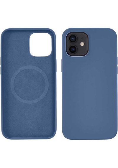 Apple Uyumlu iPhone 12 Mini Kılıf Zore Silksafe Wireless Kapak Kırmızı