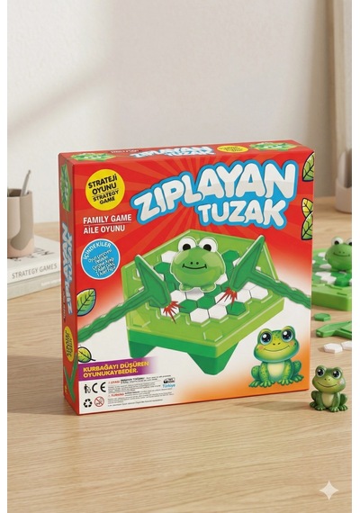 Zıplayan Tuzak Kurbağa Düşürme Oyunu