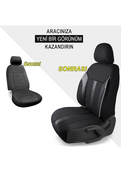 Z&c Maxtech Dacia Logan Uyumlu Özel Tasarım Oto Koltuk Kılıfı Seti Classy