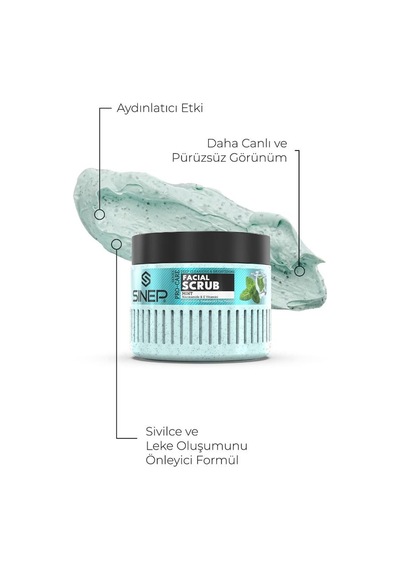 Sinep Pro-care Scrub Aydınlatıcı Ve Temizleyici Yüz Peelingi 400 Ml Nane Mint