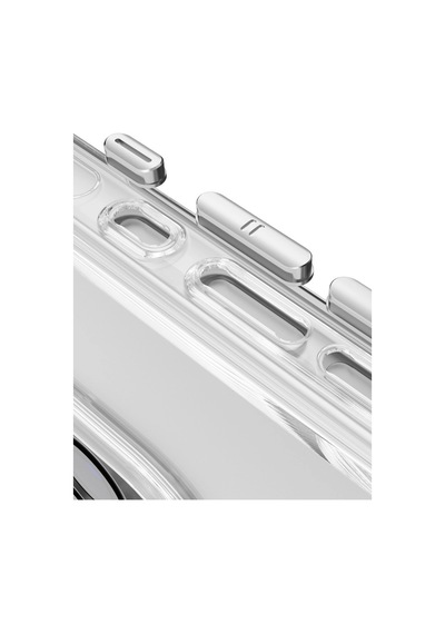 Joko Apple iPhone Uyumlu 16 Pro Max Gleam Pc Sert Magsafe Kılıf - Şeffaf-siyah Siyah - Şeffaf