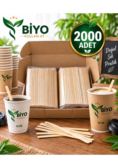 Bambu Karıştırıcı 14 Cm 2000 Adet