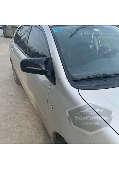 Toyota Auris E150 2006-2010 Sinyalsiz Uyumlu Batman Yarasa Ayna Kapağı Piano Black Abs Plastik 00 Şüscaroto Aksesuar