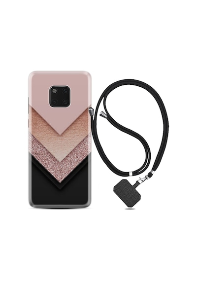 Huawei Mate 20 Pro Kılıf Boyun Askılı Great Marble 1405