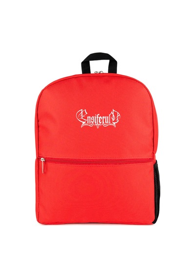 Ensiferum Logo Kırmızı Sırt Çantası