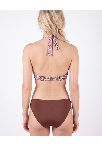 Nbb Bayan Leopar Desenli Bikini Mayo 51701 Çok Renkli