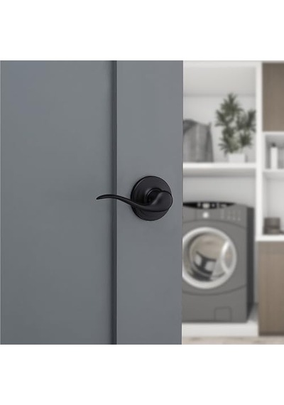 97200-816 Tustin Hall/closet Lever, Iron Black Genel