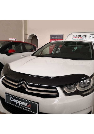 Cappafe Citroen C4 Ön Kaput Koruyucu 4Mm Abs 2011-2018 4Mm