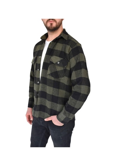 Erkek Oduncu Çift Cep Kapaklı Regular Fit Gömlek Bgl-st02338 001