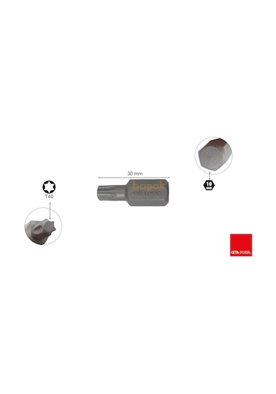 Ceta Form H10 T40x30 Mm Torx Bits Uç Cb/1040g