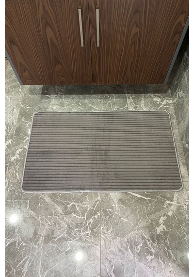 2'li Soft Touch Antrasit Banyo Paspası Yumuşacık Antrasit