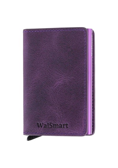 Walsmart Book Crazy Akıllı Mekanizmalı Deri Cüzdan Mor