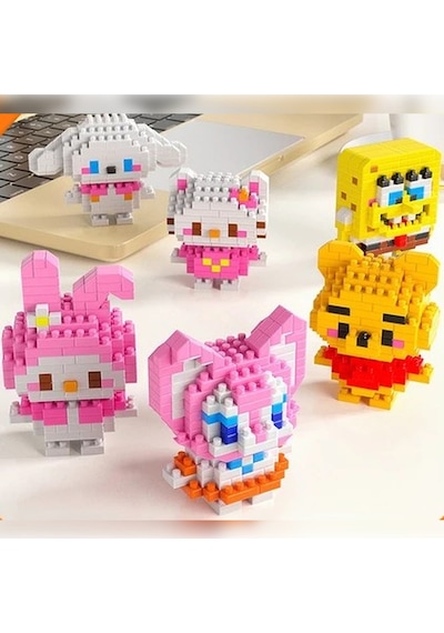 Pinkyday Disney Sürpriz Karakter Sürpriz Hediyeli 3d Yapboz Mini Blok Seti Sunster Company
