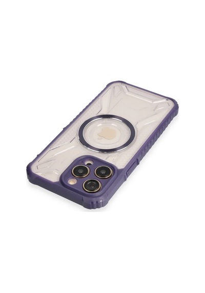 Apple İphone 13 Pro Kılıf Prag Magneticsafe Kapak - Derin Mor 0.2M-Çok Renkli