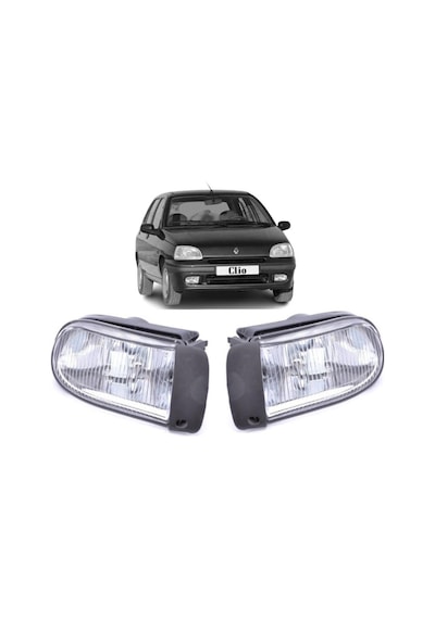 Renault Clio 1 Sağ + Sol Ön Sis Lambası Takımı 1996--1998