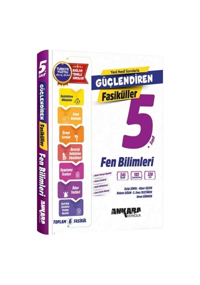 Ankara Yayıncılık 5. Sınıf Fen Bilimleri Güçlendiren Fasiküller Seti