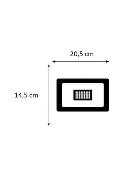 Zmr Zmr312s65 Led Projektör 100 Watt Ultra Slim Kasa 220v 6500k Beyaz Işık