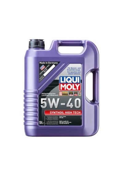 Liqui Moly Synthoil High Tech 5W-40 Motor Yağı 5 Litre