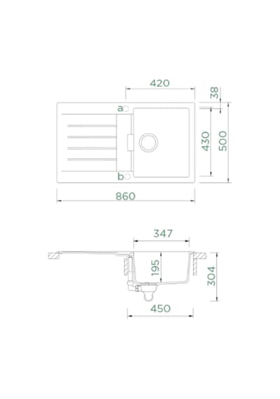 Schock Signus D-100 Silverstone Granit Eviye Antrasit