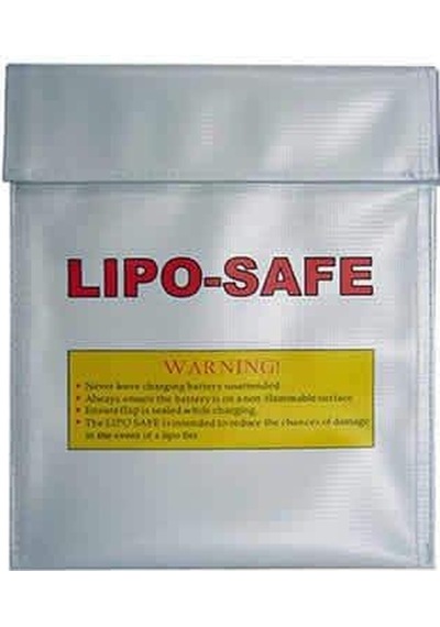 Lipo Pil Yanmaz Koruma Çantası - 10X20Cm