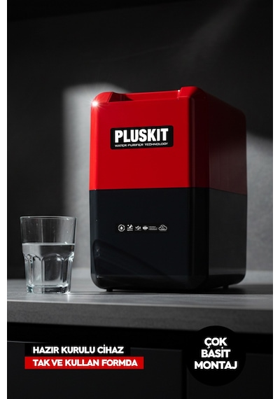 Pluskit 8 Litre 15 Aşama Mineralli 75 Gpd Su Arıtma Cihazı Ks0010