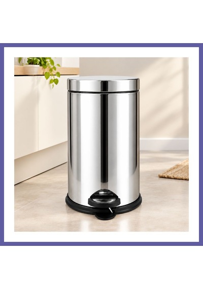 Bezos 8 L Metal Pedallı Çöp Kovası Nıda