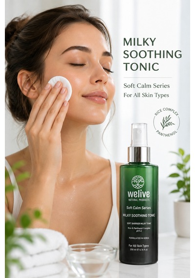 Welive Milky Soothing Tonic 200 Ml Nemlendirici Yüz Toniği Rice Complex & Panthenol