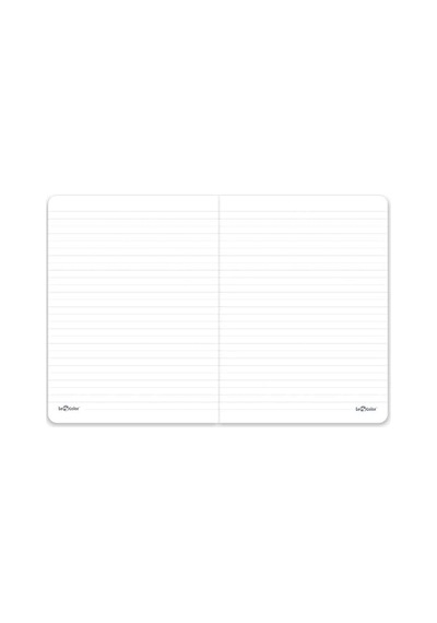 Le Naturel Mini Defter Çizgili 14x20 Cm Açık Gri