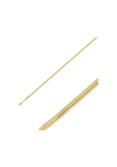 14 Ayar Altın Balık Sırtı Zincir Bileklik 2 Mm 20 Cm Sarı