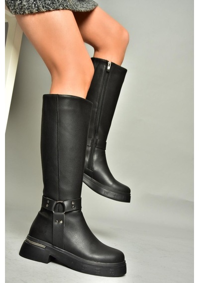 Fox Shoes T996663009 Siyah Kadın Çizme Siyah