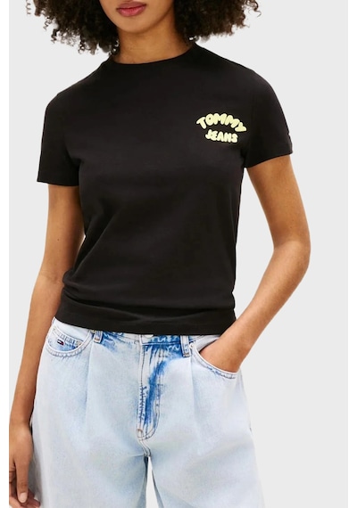 Tommy Jeans Logolu % 100 Pamuk Regular Fit Bisiklet Yaka T Shirt Bayan T Shirt Dw0dw22310 Bds Siyah Tommy Jeans Logolu % 100 Pamuk Regular Fit Bisiklet Yaka T Shirt Bayan T Shirt Dw0dw22310 Bds Siyah