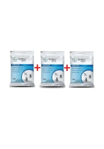 Bayer Genel Haşere Ilacı 3X50Gr Solfac Wp 10