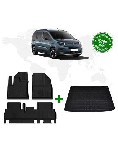 Citroen Berlingo 4d Havuzlu Paspas Ve Bagaj Havuzu 2024 Model Ve
