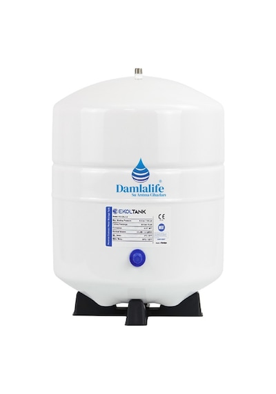 Ekol 3.2 Galon ( Ro 132 ) 12 Litre Su Arıtma Tank Metal Depo