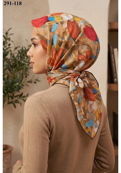 Rozella Eşarp Rozella Soft Pamuk Eşarp 291-118 Çok Renkli