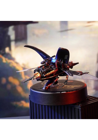 Rokr Mı03 Stag Beetle Dıy Mechanical 3d Puzzle Maket Model Seti 3d Model Kit Detaylı Dekoratif Hobi Seti Hareketli Ve Işıklı