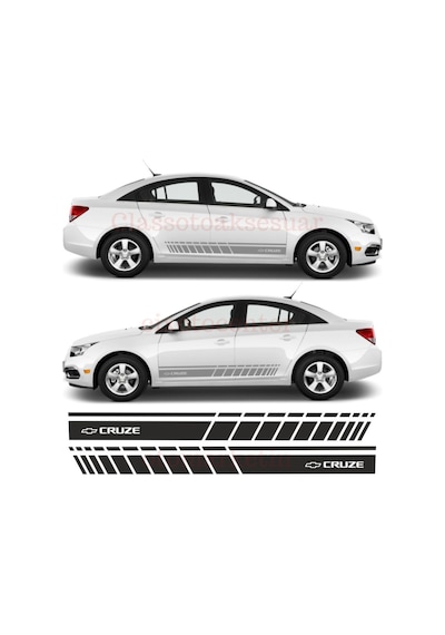 Chevrolet Cruze Yan Şerit Oto Sticker (288422557)