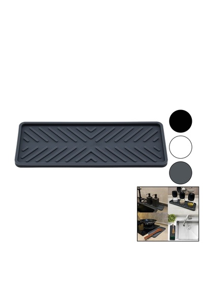 Lunaev Organizer - Silikon Mutfak Lavabo Düzenleyici Renkli Mat 22.5 X 9 Cm Brkt-178617 5 Katlı