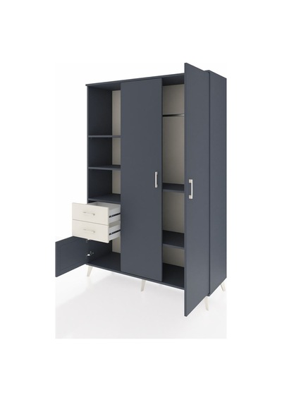 Hyperion Dolap 5 Raflı 2 Çekmeceli Tek Askılı 132x44x195 Antrasit-antrasit/aytaşı Antrasıt/aytası - Antrasıt Hyperion Dolap 5 Raflı 2 Çekmeceli Tek Askılı 132x44x195 Antrasit-antrasit/aytaşı Antrasıt/aytası - Antrasıt