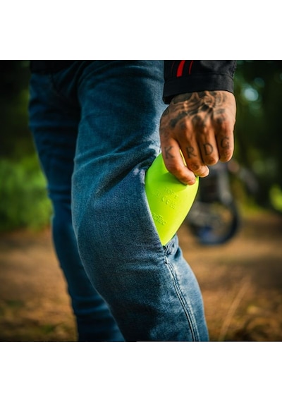 Venom Nova Pro Cordura Kevlar Motosiklet Pantolonu Mavi Korumalı Motorcu Kot Pantolon