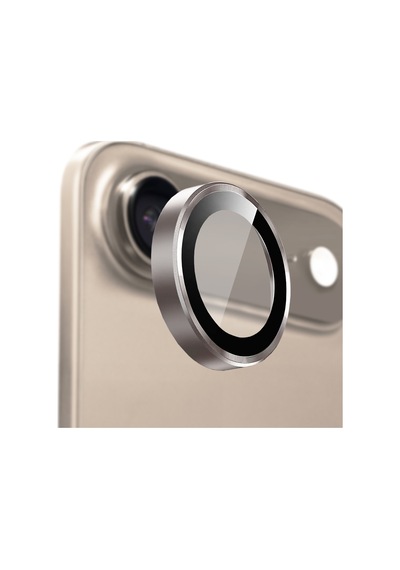 Buff Apple Uyumlu iPhone 17 Air Metal Kamera Lens Koruyucu Gold Altın