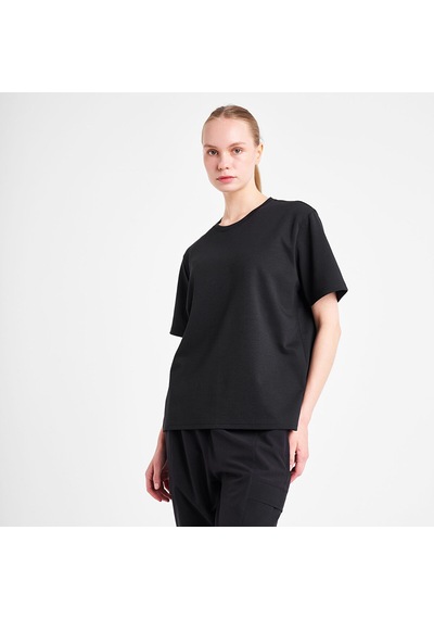 Lescon Siyah Kadın Kısa Kollu T-shirt 25n-2119