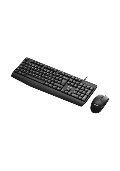 Philips SPT6237 Kablolu Türkçe Q Klavye ve Mouse Seti Siyah