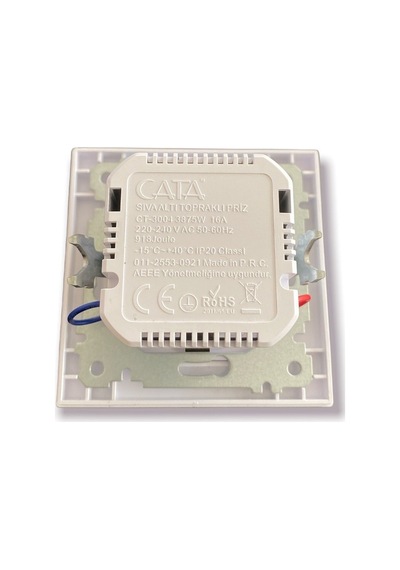 Cata Ct-3004 Çift Usb'li Topraklı Priz Hızlı Şarj+Çocuk Koruma