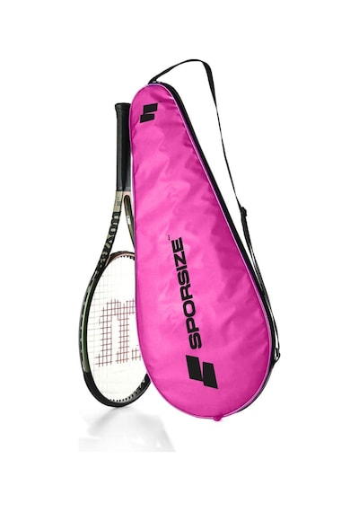Tennis Racket Cover Tenis Raketi Kılıfı Çantası Lacivert Sadece Kılıf - Pembe