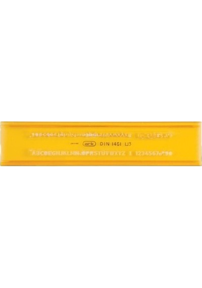 Yazı Şablonu 2mm Sarı