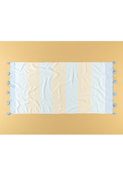 Madame Coco Fınnoıs Jakarlı Peştemal 1kpstm0112peştamal-sarı/mint