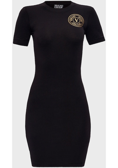 Versace Jeans Couture Bayan Elbise 76haot02 Cj03t G89 Siyah